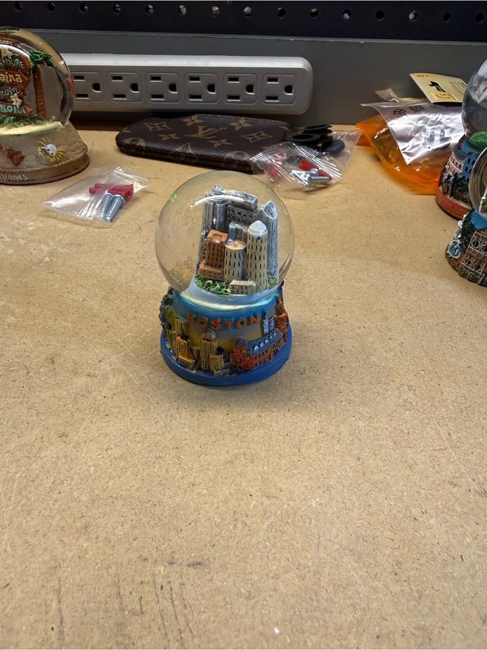 Boston Blue Snow Globe Souvenir - Kids Toys